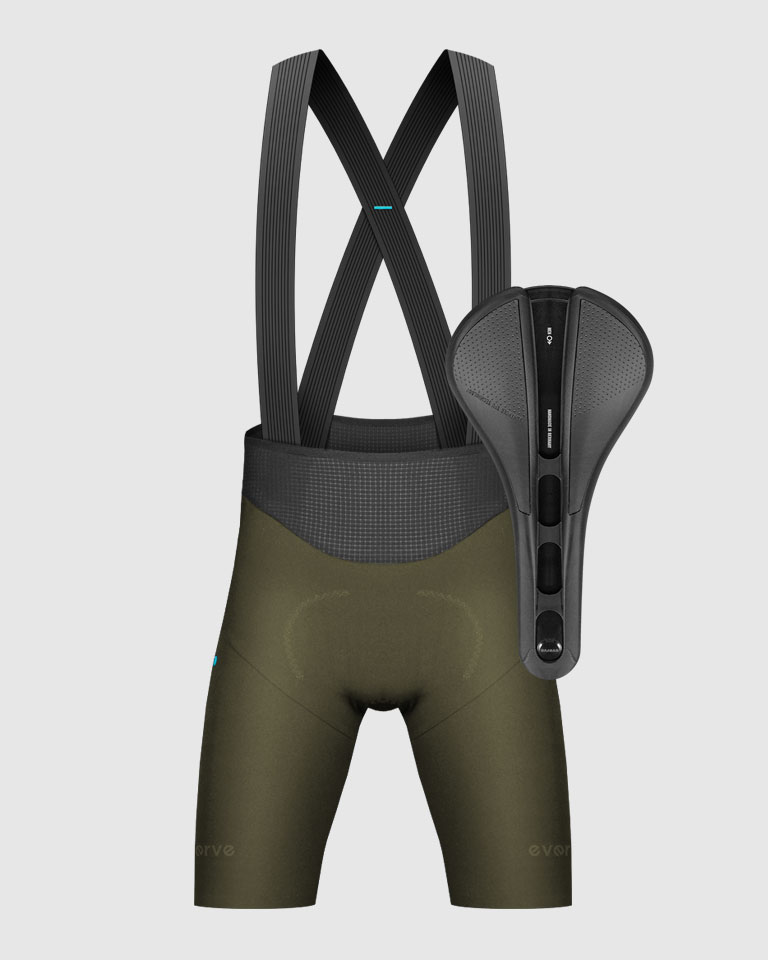 bundle-traegerhose-ezero-pro-high-oliv-sattel-3D-blacked-maenner