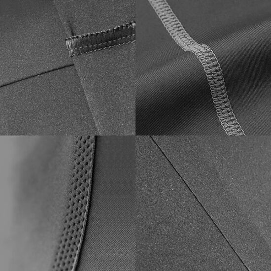 Detailansicht der Nähte und Verarbeitung einer hochwertigen Radhose